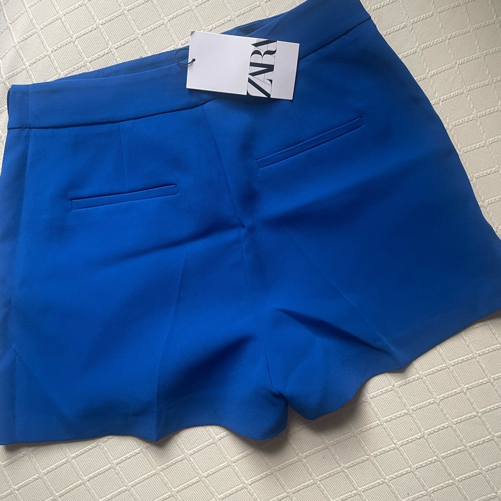 Blue Zara shorts size M NWT